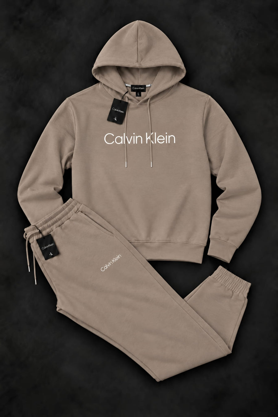 Calvin Klein termo komplet - bež (veliki logo)