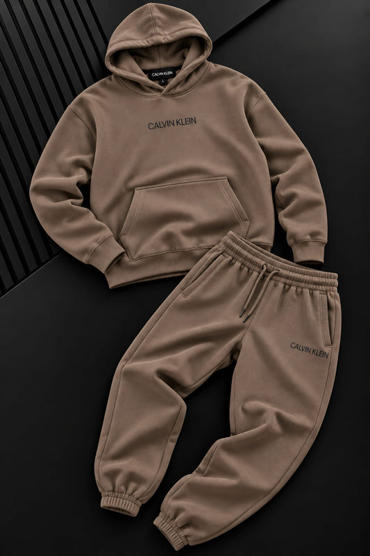 Calvin Klein komplet trenerke - braon (mali logo)